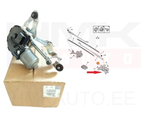 Мотор стеклоочистителя левый Peugeot 3008,5008  2008-