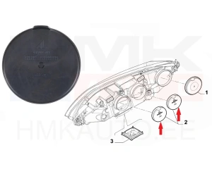 Headlight lamp cap OEM Jumper/Boxer/Ducato 2014-   Ø85mm