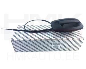 Oven kahva ulompi, oikea liukuovi OEM Jumper/Boxer/Ducato 2018- kaapeleilla (musta)