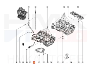 Õlivann alumine Renault 1,6dCi