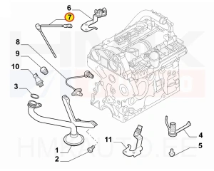 Датчик уровня масла Fiat Ducato 2,3JTD 2014-