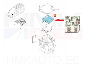 Модуль управления кузовом (USM) OEM Renault Master 2016-