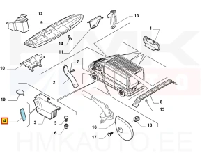 Astmelaua ava kate OEM Jumper/Boxer/Ducato 2014-