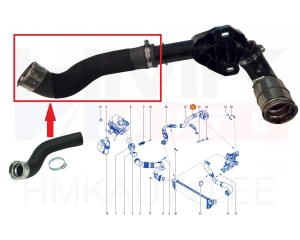 Gaine de suralimentation (côté intercooler) Renault Master 2,3DCI 2019-