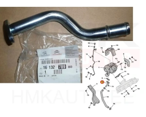 Трубка возврата масла турбины OEM Citroen/Peugeot 1,6HDI