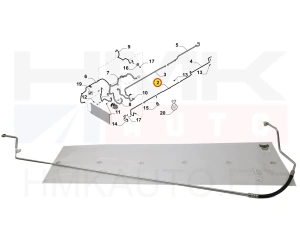 Трубка высокого давления кондиционера, задняя OEM Renault Trafic III L1 2014-