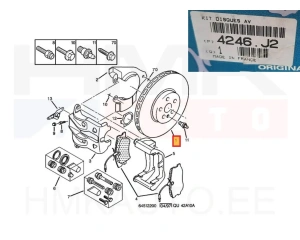 Jeu de disques de frein avant (2 pièces) OEM Jumpy/Expert/Scudo -06