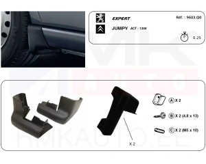 Porikummid eesmised OEM Jumpy III/ Expert III