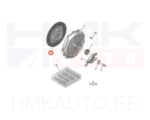 Диск сцепления OEM Peugeot/Citroen 2,0HDi