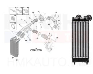 Intercooler Citroen/Peugeot 1,6HDi 2010-