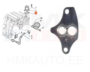 Прокладка клапана EGR OEM Citroen/Peugeot EW7/EW10