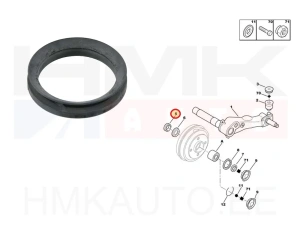 Сальник задней ступицы OEM Citroen/Peugeot