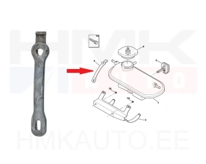 Paisuntasäiliön kiinnityshihna OEM Citroen/Peugeot