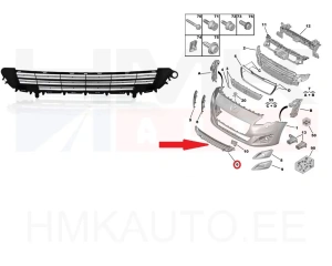 Esistange iluvõre OEM Peugeot 5008 2013-