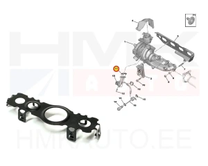 Joint retour d'huile de turbo OEM Citroen/Peugeot 2,0BlueHDi