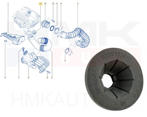 Õhufiltri korpuse kinnituspuks OEM Renault Master, Trafic 2,5DCi