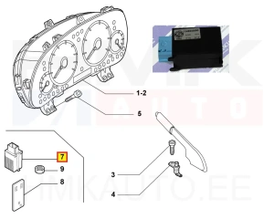 Relais buzzer OEM Jumper/Boxer/Ducato 01-06