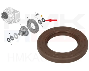 Veovõlli tihend vasak OEM Citroen/Peugeot 40x64x8 4HP20 käigukast