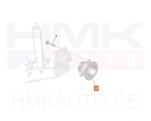 Kit roulement de roue arrière OEM Citroen C4 Picasso/Peugeot 308 2013-