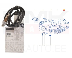 Capteur de particules OEM Renault Koleos II 2,0DCI