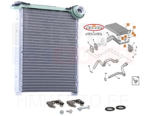 Salongiradiaator Peugeot 308 2009-