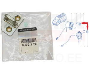 Gâche loquet serrure de porte avant OEM Renault Master 10-