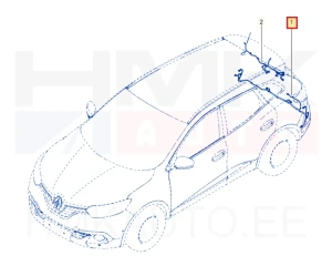 Parkimisandurite juhtmestik tagumine OEM Renault Kadjar
