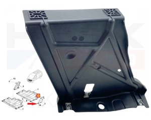 Mootori aluskate vasak OEM Renault Trafic/Opel Vivaro 2014-