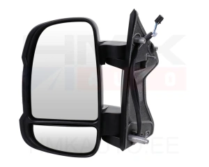 Rear view mirror left electric Jumper/Boxer/Ducato 2006- (short arm, temp.sensor, W16W)