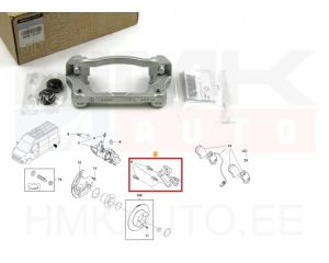 Brake caliper carrier rear OEM Renault Master 2010-