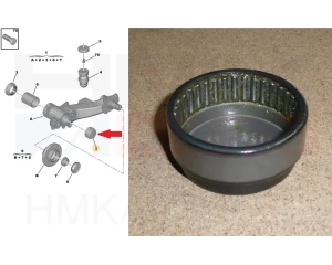 Rear axle trailing arm bearing, outer OEM Berlingo/Partner