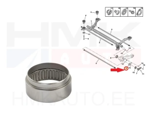 Sillatala laager, välimine OEM Peugeot 206