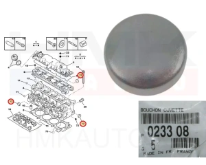 Bouchon cuvette 25mm OEM Citroen/Peugeot/Fiat