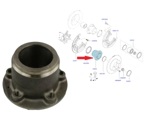 Ступица задняя Renault Master 2,3DCI 2010- FWD