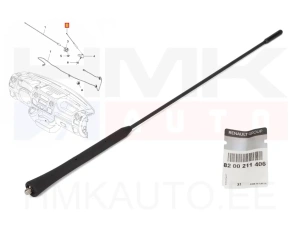 Brin d'antenne OEM Renault Kangoo II/Master III