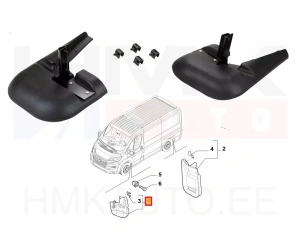 Porikummid eesmised Jumper/Boxer/Ducato 2006-  15/16" Light