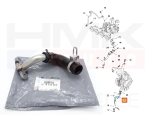 Tuyau de retour d'huile turbo OEM Renault 1,6DCi