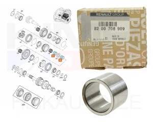 Втулка игольчатого подшипника КПП 4 & 5. передачи OEM Renault PK6/PF6
