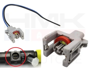 Connecteur d'injecteur avec câble Delphi