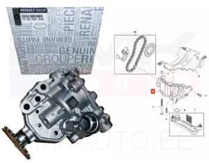 Pompe à huile OEM Renault Master 2,3DCI -2012