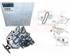 Pompe à huile OEM Renault Master 2,3DCI 2012-