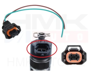 Pihusti pistik juhtmetega Bosch  2-klemmi