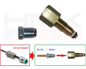 Raccord de tuyau hydraulique de suspension arrière Citroën C5