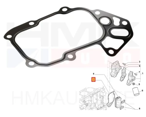 Oil filter housing gasket OEM Jumper/Boxer/Ducato 3,0HDi 06-