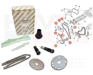 Nukkvõlli keti komplekt OEM Jumper/Boxer/Ducato 3,0Hdi 2006- EURO4