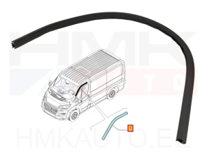 Уплотнитель передней двери верхний (Л&П) OEM Jumper/Boxer/Ducato 2006-