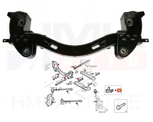 Передняя балка Iveco Daily 65C-70C 2000-