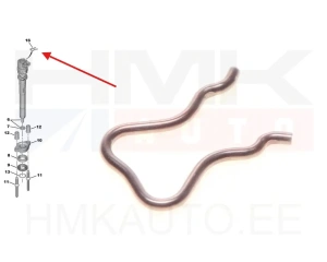 Pihusti tagasivoolutoru kinnitusklamber Citroen/Peugeot 1,6/2,0HDI