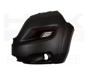 Front bumper corner left(with moulding) OEM Jumper/Boxer/Ducato 2018- (black)