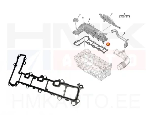 Rocker cover gasket OEM Citroen/Peugeot